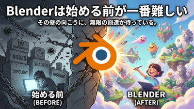 Blenderは始める前がいちばん難しいという話